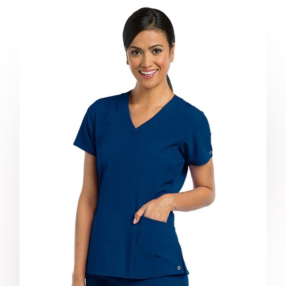 Barco One 5 Pocket Shaped Scrub Top - Picture 1 of 6